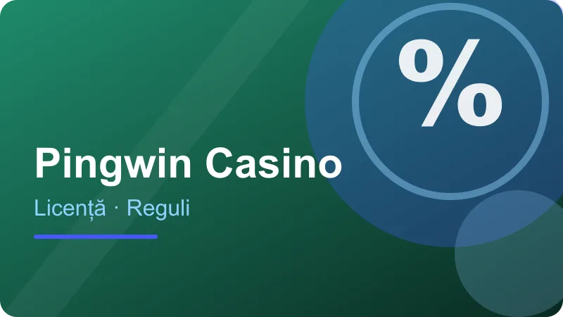 Licența și operatorul Pingwin Casino – ilustrație pentru secțiunea Pingwin Casino